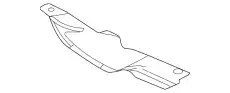 COVER, FR. GRILLE 71105T5A000 HONDA