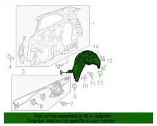 Подкрылок HONDA 74591TK8A00