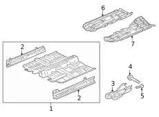 Ручка двери HONDA 74606TBAA00