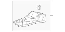 Подкрылок HONDA 74550TK8A00