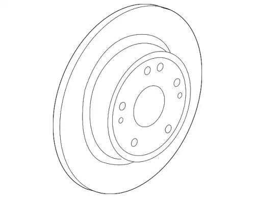 DISK, RR. BRAKE 42510T7WA02 HONDA