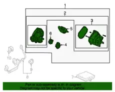 DISTRIBUTOR ASSY. 30100PCA003 HONDA