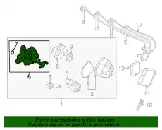 DISTRIBUTOR ASSY. (T 30100P2FA01 HONDA