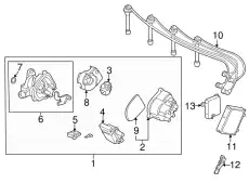 DISTRIBUTOR ASSY. (T 30100P2FA01 HONDA