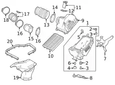 Фильтр воздушный HONDA 172205BFA00