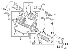 END COMP., L. TIE RO 53560TGHA01 HONDA