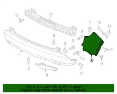 FACE L,RR BPR COR 04718T7WA90ZZ HONDA