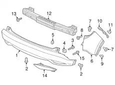 FACE R,RR BPR COR 04717T7WA90ZZ HONDA