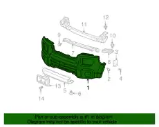 FACE,FR BPR PRIMED 04711SCVA70ZZ HONDA
