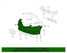 FACE,FR BPR(DOT) 04711TK6A70ZZ HONDA