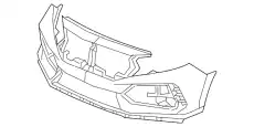 FACE,FR BUMPER 04711TGHA01ZZ HONDA