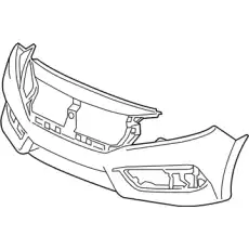  БАМПЕР Л/А 04711TBAA00ZZ HONDA