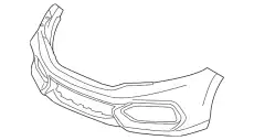 FACE,FR BUMPER 71101TS8A50ZZ HONDA