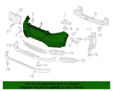 FACE,FR BUMPER(DO 04711T7WA91ZZ HONDA