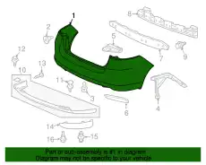 FACE,RR BPR(DOT) 04715TM8A91ZZ HONDA