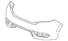 FACE,RR BUMPER 04715TBGA00ZZ HONDA