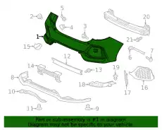 FACE,RR BUMPER 04715TGGA00ZZ HONDA
