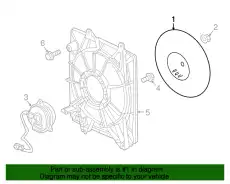 FAN, COOLING 386115R1003 HONDA