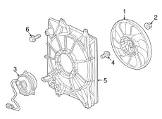 FAN, COOLING 386115R1003 HONDA