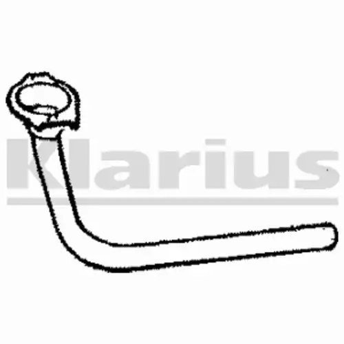 труба глушителя приемная VW 110205 KLARIUS