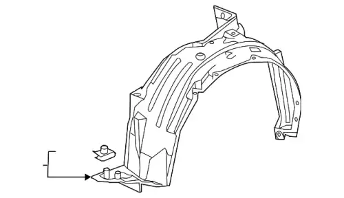 FENDER ASSY., R. FR. 74100T7WA10 HONDA
