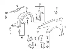 Крыло HONDA 60260TA0A91ZZ