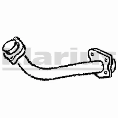 труба глушителя приемная MB 110389 KLARIUS
