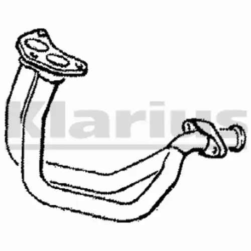 труба глушителя приемная Ford 120049 KLARIUS