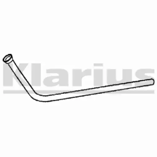 труба глушителя приемная MB 120113 KLARIUS