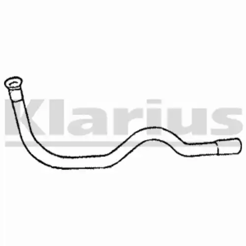 труба глушителя приемная VW 120204 KLARIUS