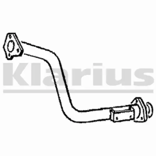 труба глушителя приемная Audi 120258 KLARIUS