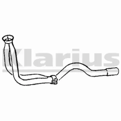 труба глушителя приемная VW 130188 KLARIUS