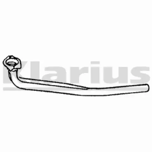 труба глушителя приемная VW 130189 KLARIUS