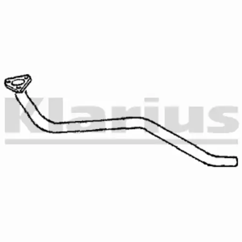 труба глушителя приемная лев. BMW 140024 KLARIUS