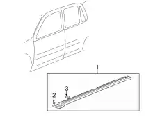 GARNISH ASSY., L. SI 71850S10A00ZA HONDA
