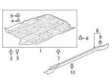 GARNISH ASSY., L. SI 71850T7WA01 HONDA