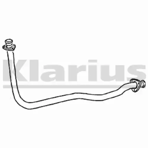 труба глушителя приемная Rov 140112 KLARIUS
