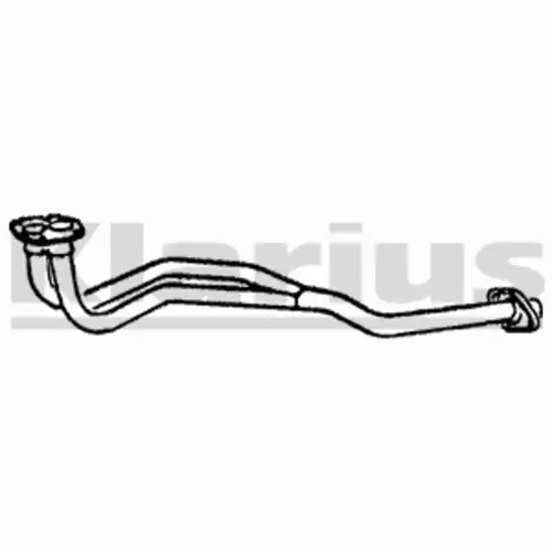труба глушителя приемная Opel 140159 KLARIUS