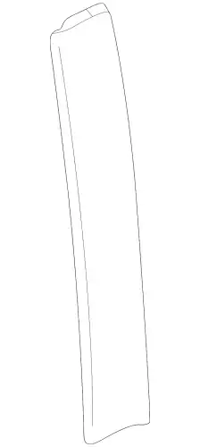 GARNISH ASSY., R. FR 72430TK8A10 HONDA