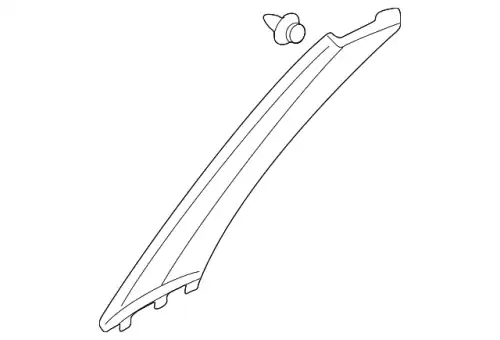 GARNISH ASSY., R. FR 84101S5A013ZA HONDA
