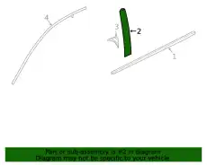 GARNISH ASSY., R. FR 72430TEDT01 HONDA