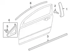 GARNISH ASSY., R. FR 75490SVAA01ZA HONDA