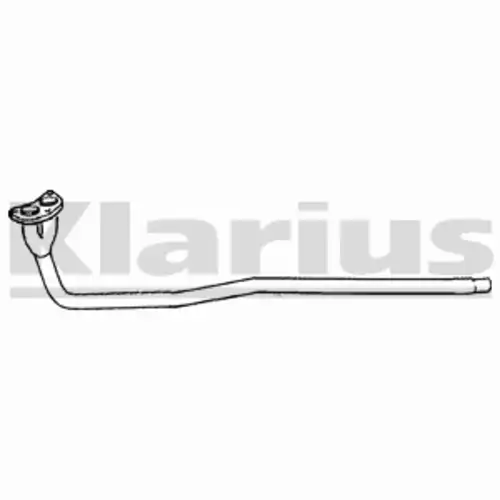труба глушителя приемная Niss 140251 KLARIUS
