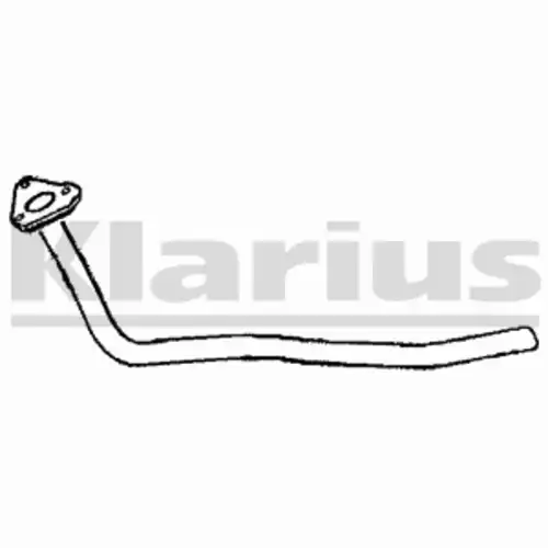 труба глушителя приемная Audi 140310 KLARIUS