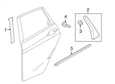 GARNISH, L. RR. DOOR 72761T5A003 HONDA