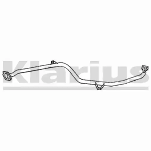труба глушителя средняя Mits 150203 KLARIUS