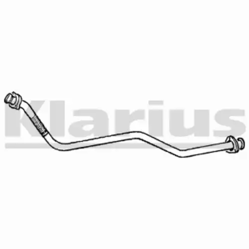 труба глушителя приемная MB 150214 KLARIUS