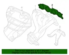 Прокладка коллектора HONDA 18115PNC004