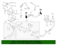GASKET-EGR PIPE 2849103HA0 MOBIS