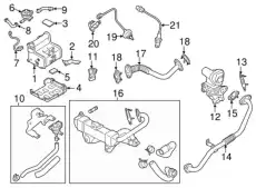 GASKET-EGR PIPE 2849103HA0 MOBIS